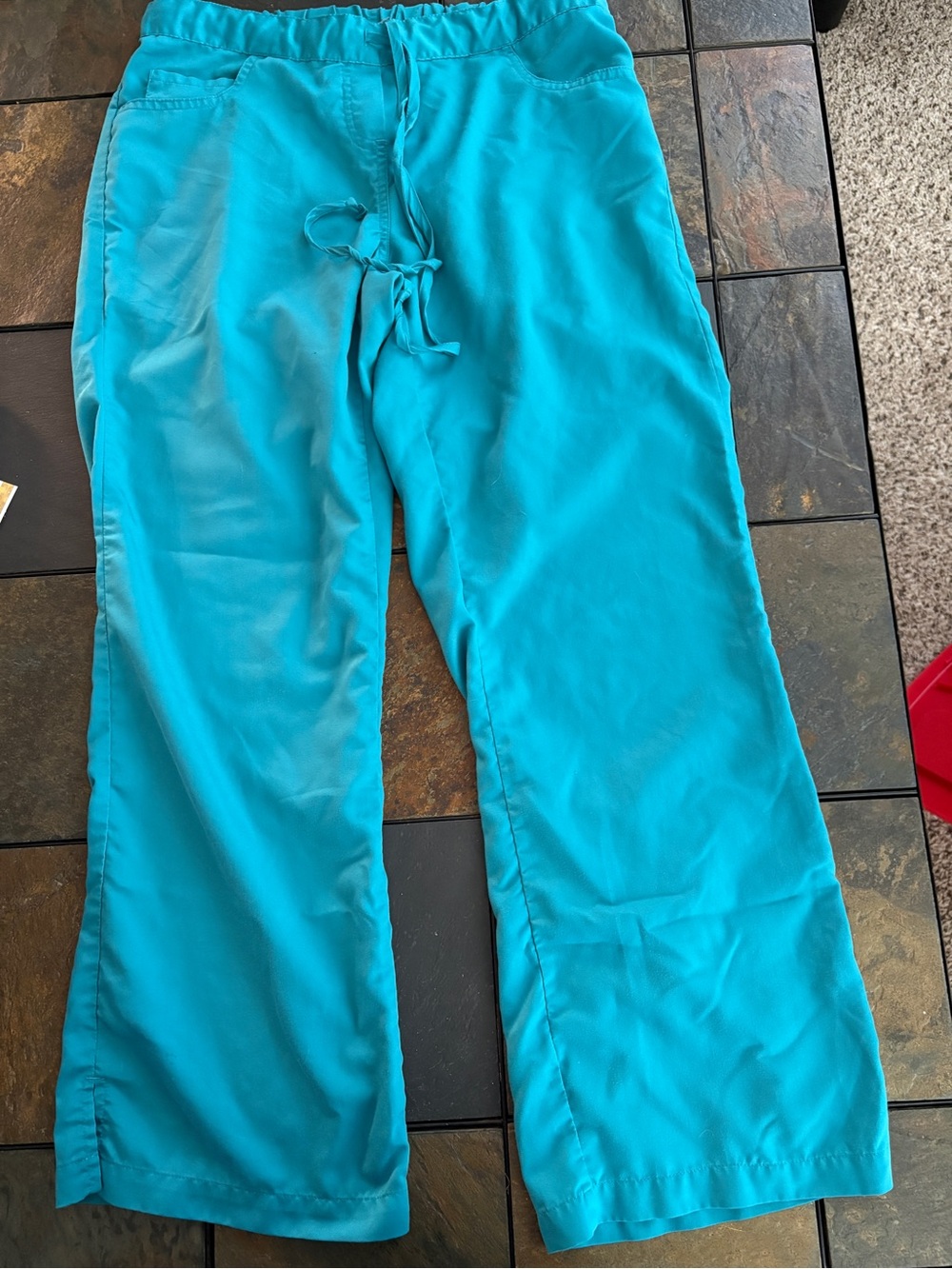 Grey's Anatomy Teal Boot Cut Scrub Pants